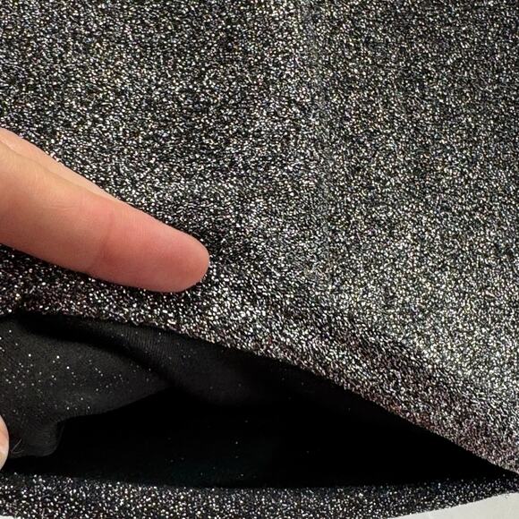 Bisou Bisou 2X women’s silver sparkly pencil skirt - Picture 2 of 6